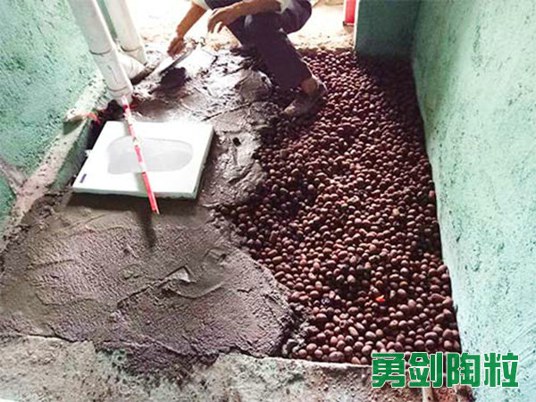 卫生间回填陶粒3